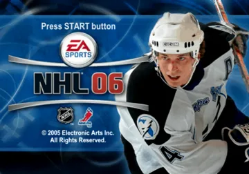 NHL 06 screen shot title